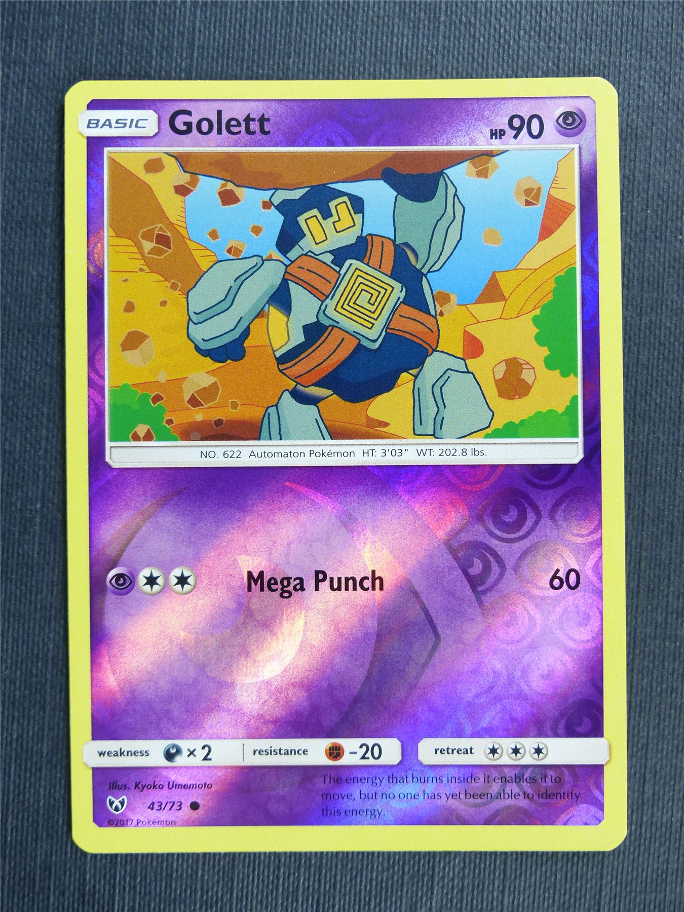 Golett 43/73 Reverse Holo - Pokemon Cards #5P4