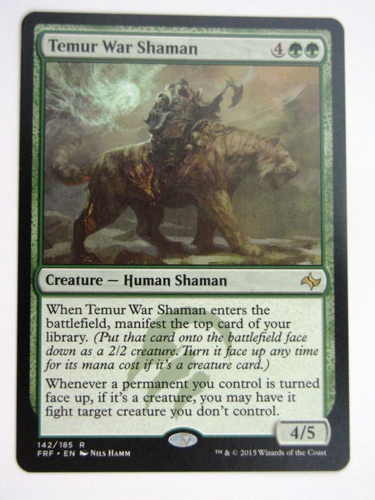 MTG Magic Cards: TEMUR WAR SHAMAN # 36H56