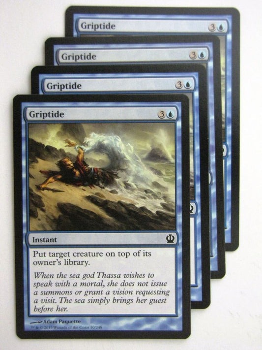 MTG Magic Cards: GRIPTIDE x4 Theros playset # 23J85