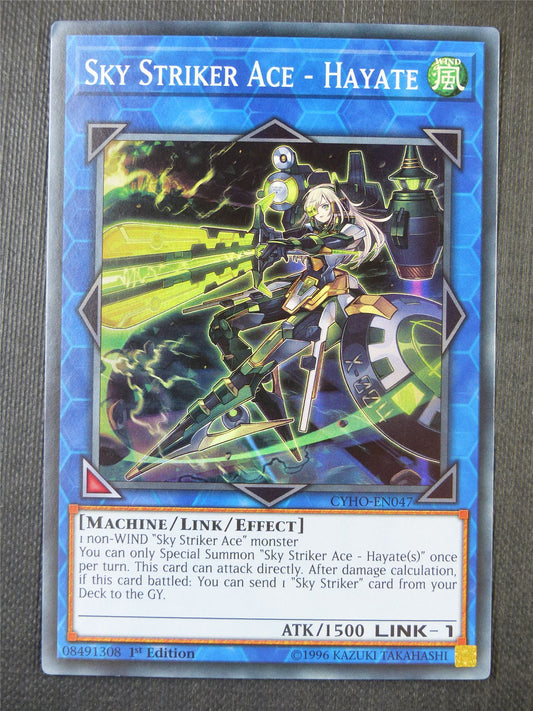 Sky Striker Ace - Hayate CYHO Super Rare - 1st ed Yugioh Card #772