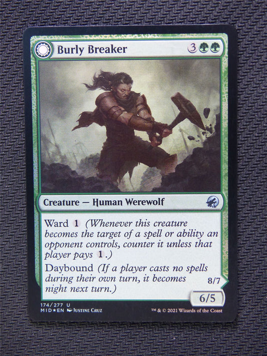 Burly Breaker Dire Strain Demolisher Foil - Innistrad - Mtg Card #3NM