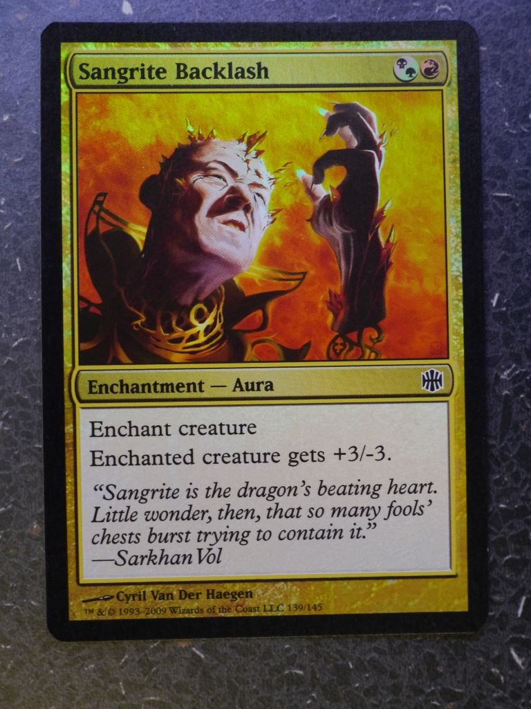 MTG Magic Cards: SANGRITE BACKLASH   FOIL # 4H42