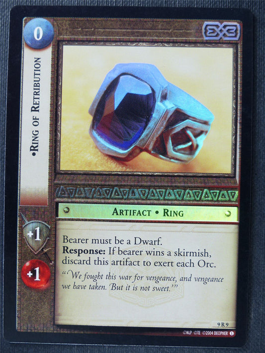 Ring of Retribution 9 R 9 Foil - LotR Card #3JU