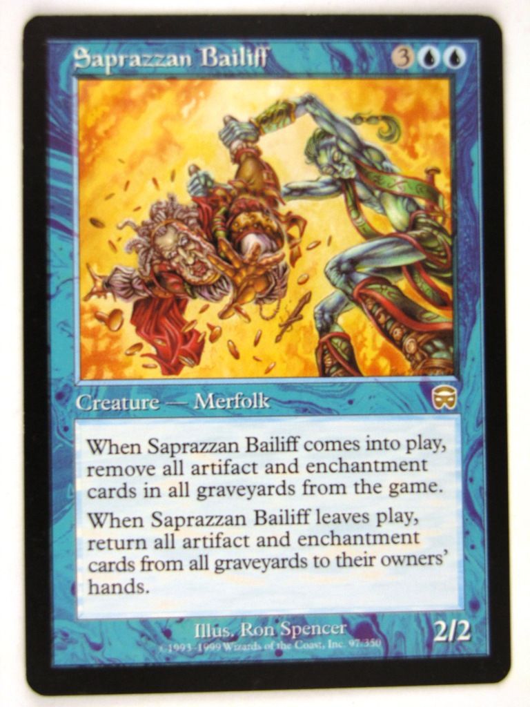 MTG Magic: The Gathering Cards: SAPRAZZAN BAILIFF - Played Rare