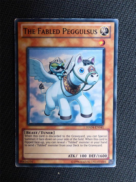 The Fabled Peggulsus - HA04 - Super Rare - Yugioh Card # 1C82