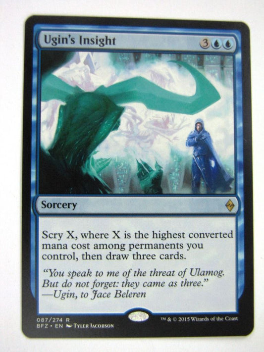 MTG Magic Played Cards: UGIN'S INSIGHT # 7B31