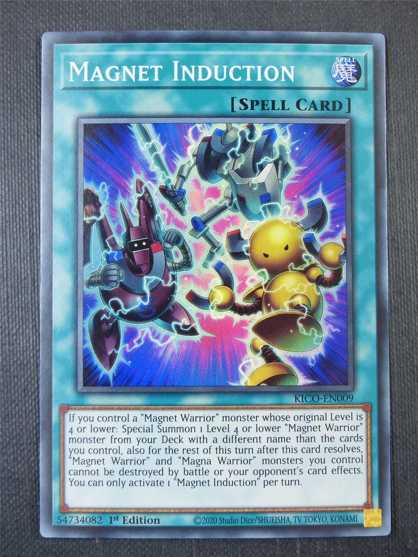 Magnet Induction KICO Super Rare - 1st ed Yugioh Card #9EW