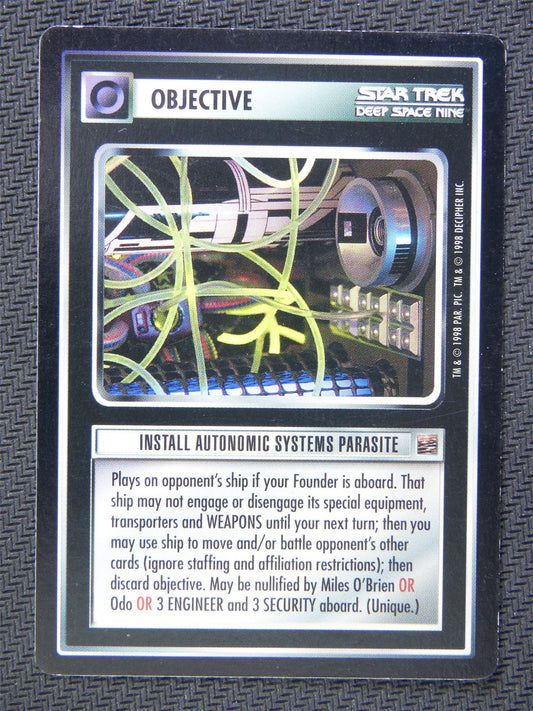 Objective Install Parasite - Star Trek CCG Deep Space Nine #5BV