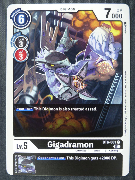 Gigadramon BT6-061 C - Digimon Card #27X