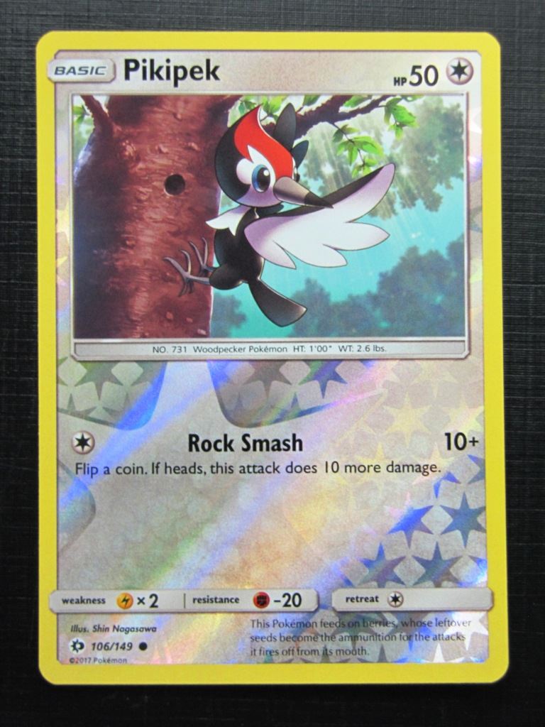 Pokemon Cards: PIKIPEK 106/149 REVERSE HOLO # 25A16