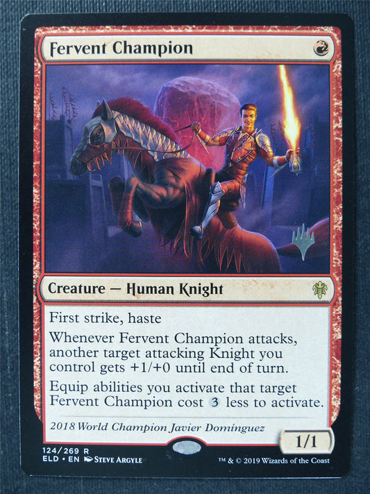 Fervent Champion Promo - Mtg Magic Cards #RG