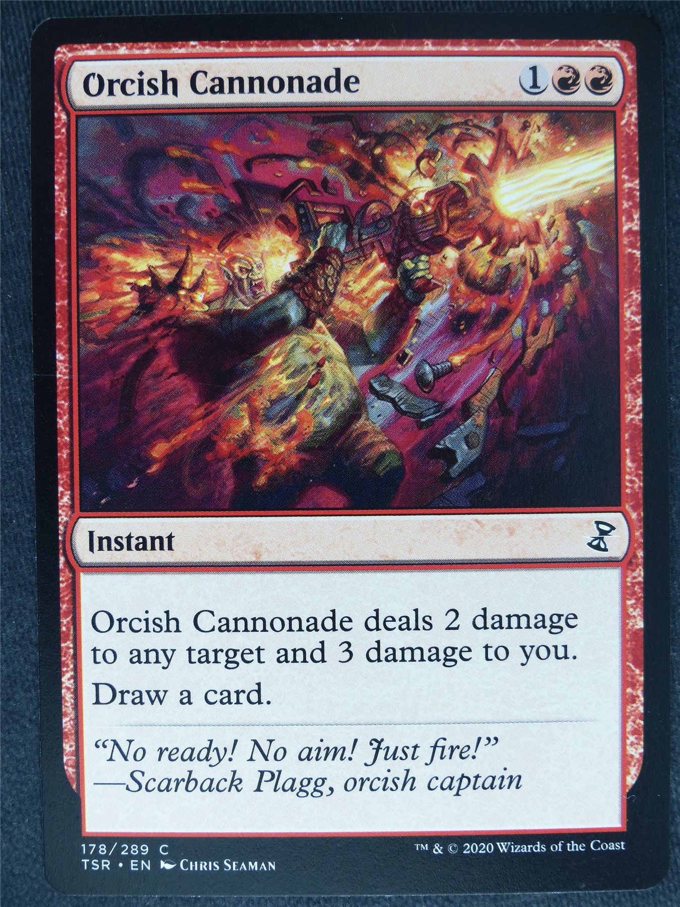 Orcish Cannonade - Remastered - Mtg Magic Cards #X9