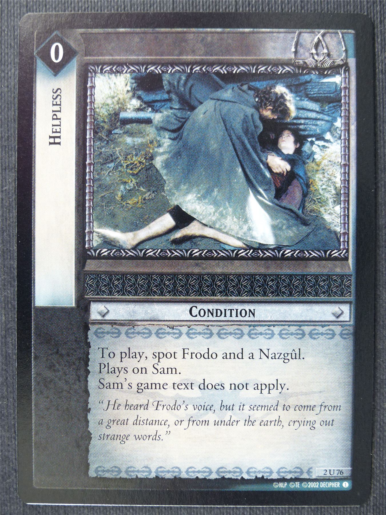 Helpless 2 U 76 - LotR Cards #30U