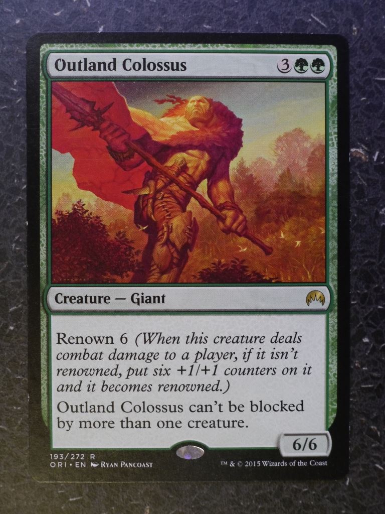 MTG Magic Cards: OUTLAND COLOSSUS # 7G96