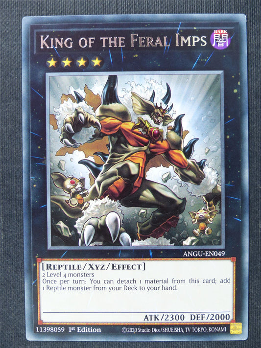 King of the Feral Imps ANGU Rare - 1st ed Yugioh Cards #369