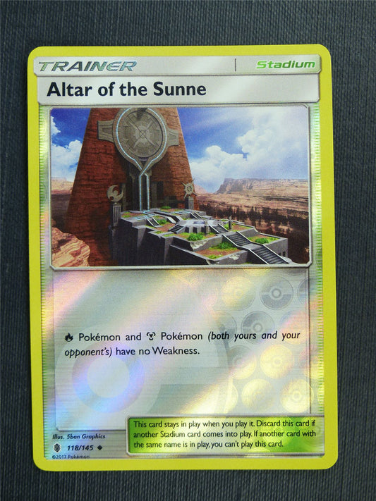 Altar of the Sunne 118/145 Reverse Holo - Pokemon Cards #5QK