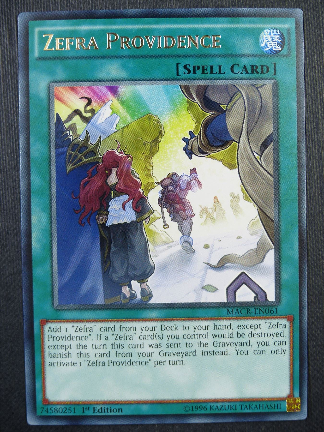 Zefra Providence MACR Rare - 1st ed Yugioh Card #9BY