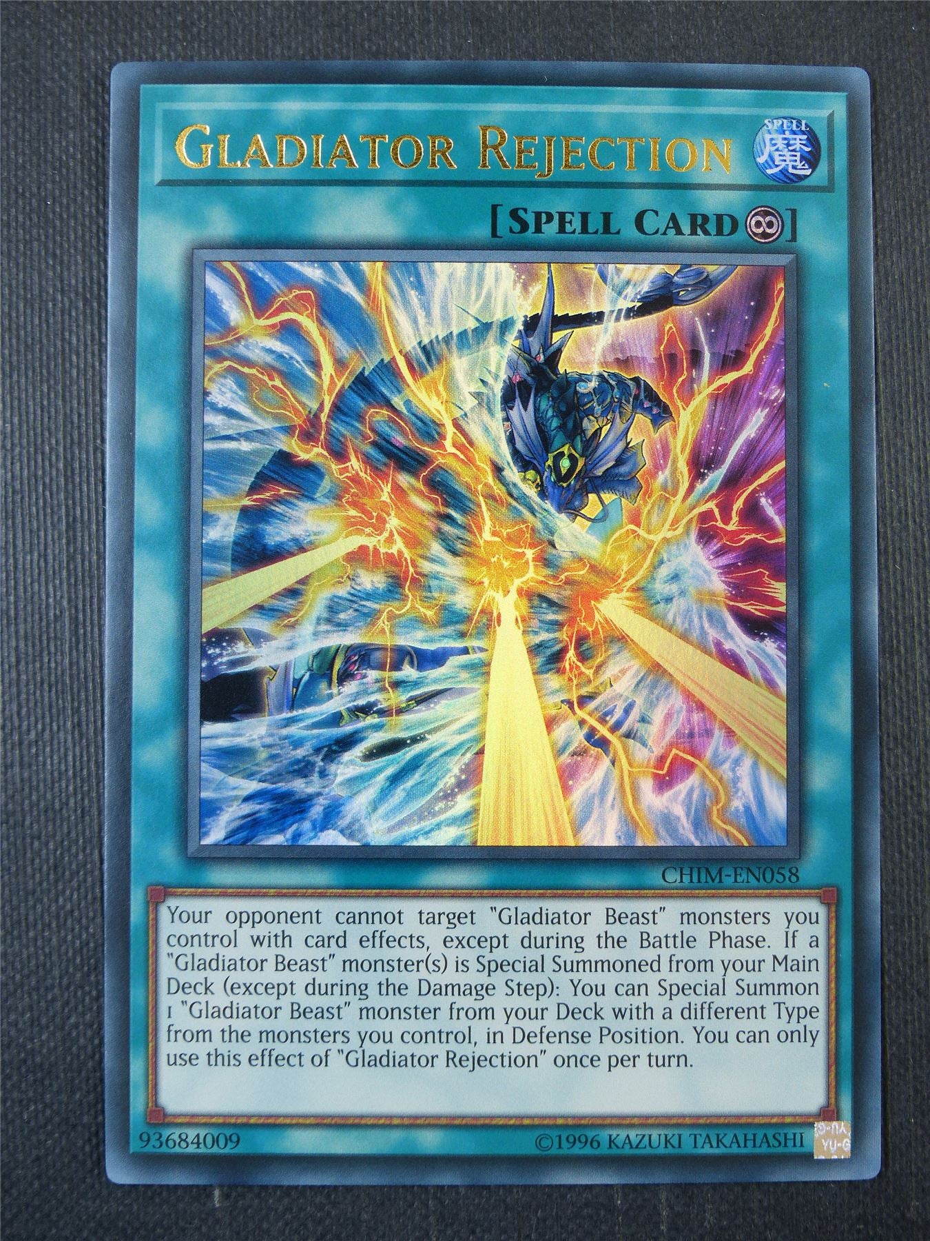 Gladiator Rejection CHIM Ultra Rare - Yugioh Card #9E2