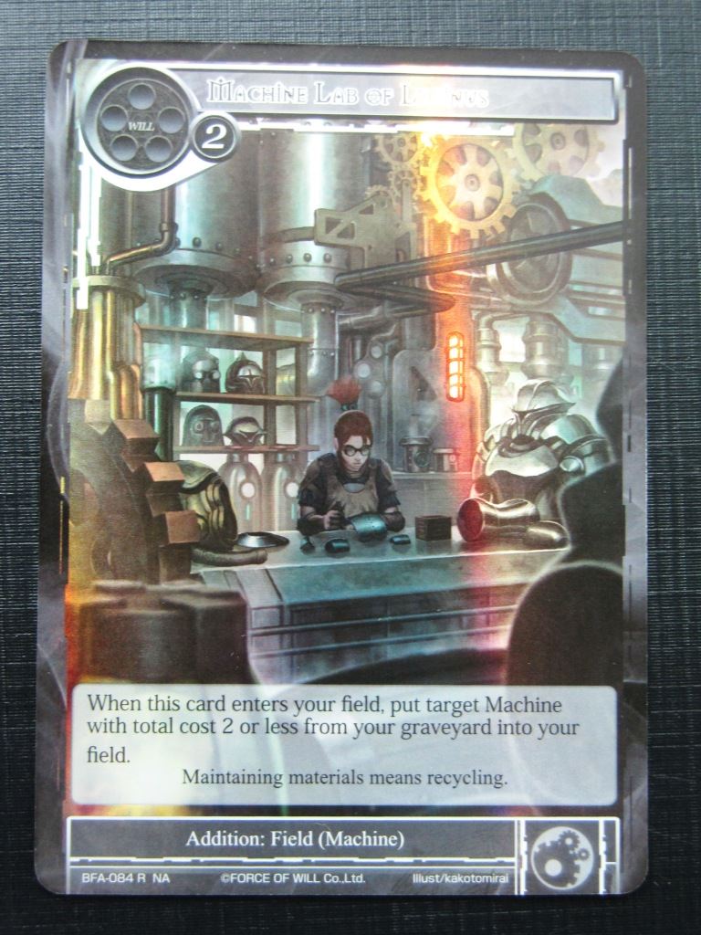 Force of Will Cards: MACHINE LAB OF LEGINUS FOIL NA # 15G44