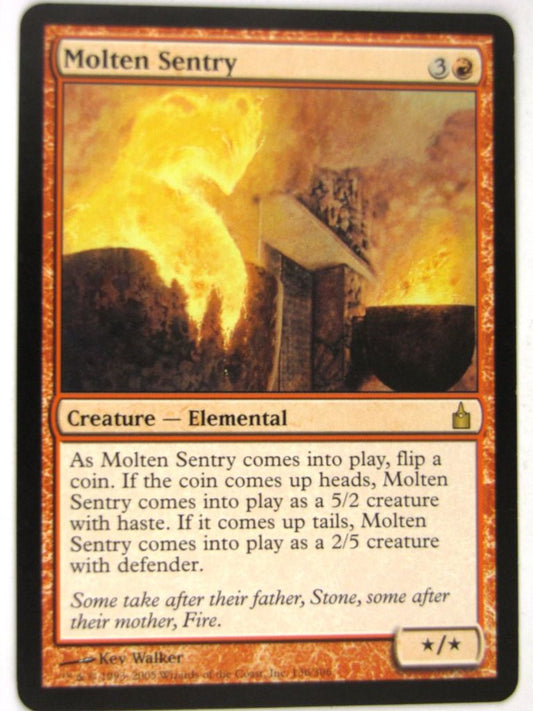 MTG Magic: the Gathering Cards: MOLTEN SENTRY: RAV