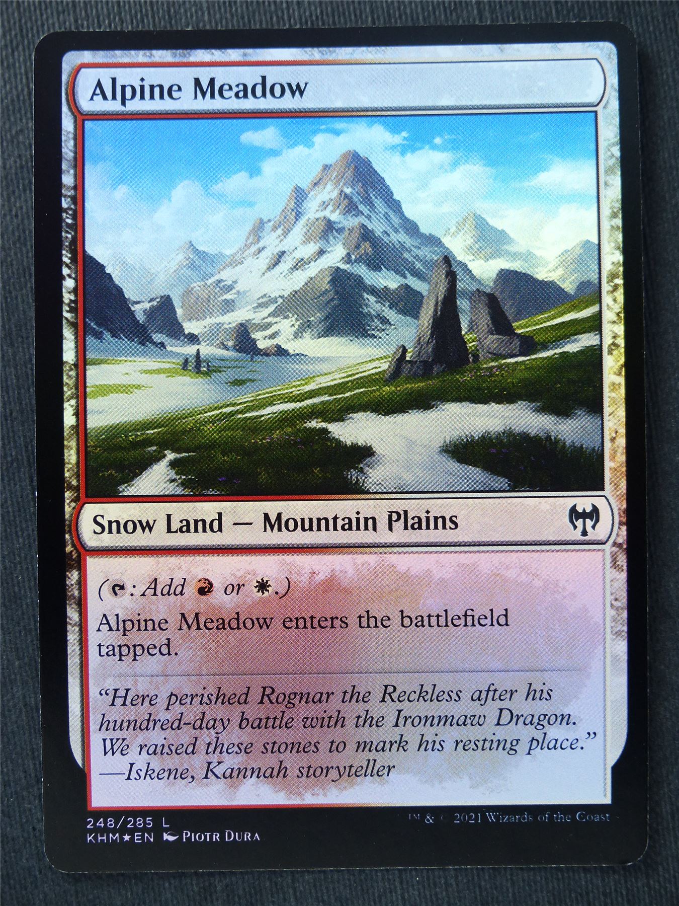 Alpine Meadow Foil - Mtg Magic Cards #Y3