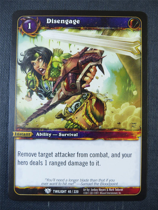 Disengage 40/220 - WoW Card #143