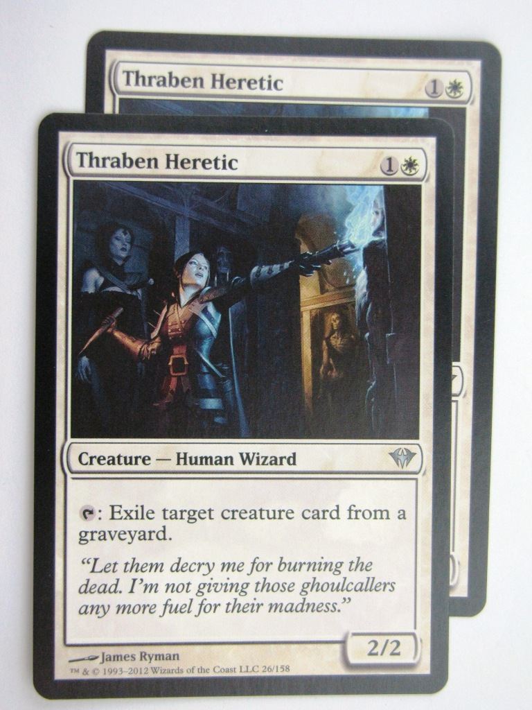 MTG Magic Cards: THRABEN HERETIC x2 # 27D59
