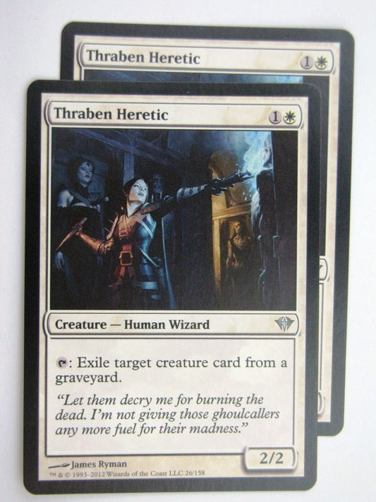 MTG Magic Cards: THRABEN HERETIC x2 # 27D59