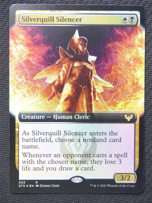 Silverquill Silencer Extended Art Foil - Mtg Card #4HR