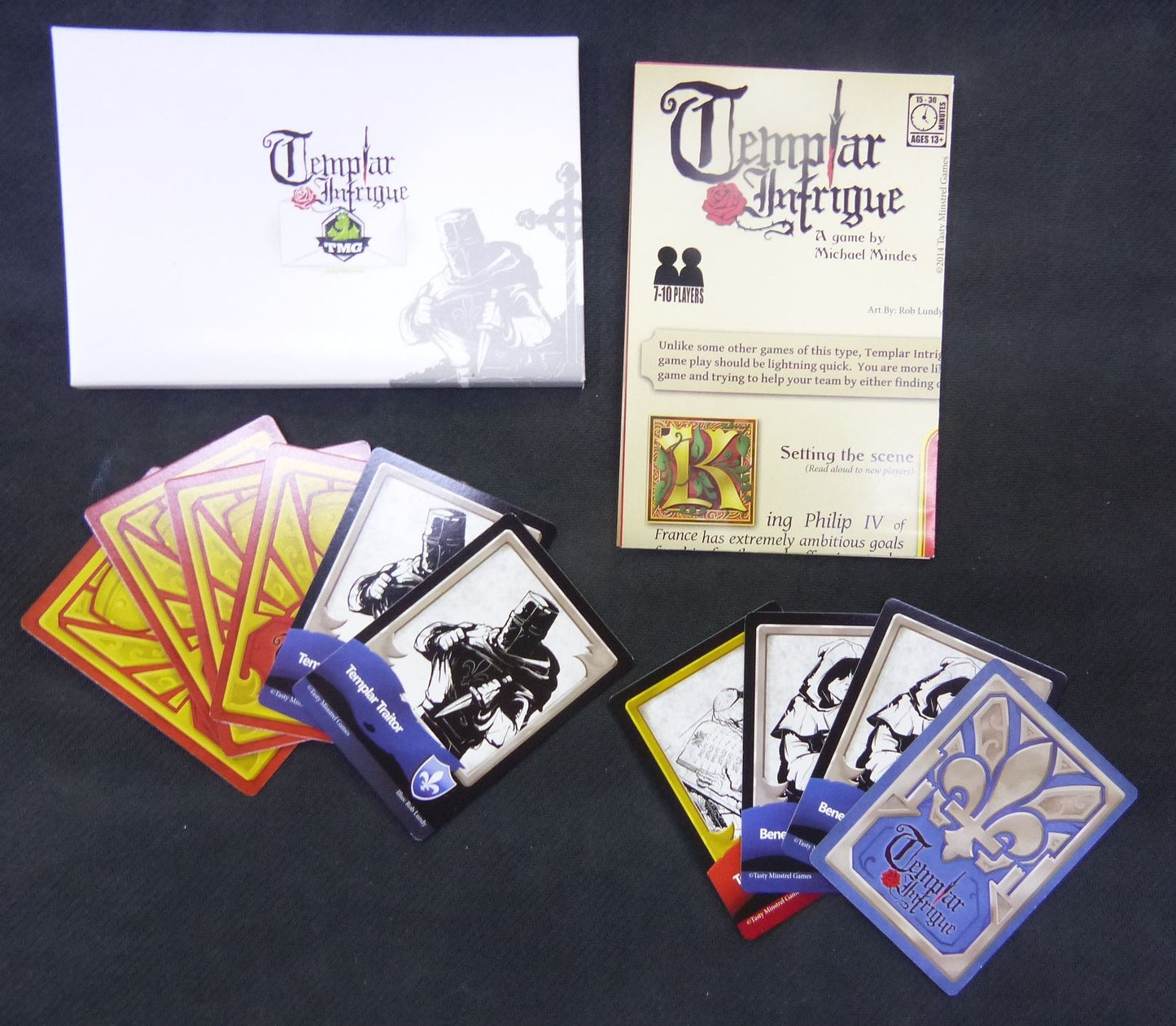 Templar Intrigue - TMG - Board Game #IB