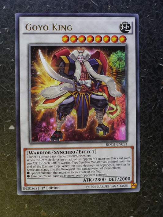 Yugioh Cards: GOYO KING BOSH SUPER RARE # 3F100