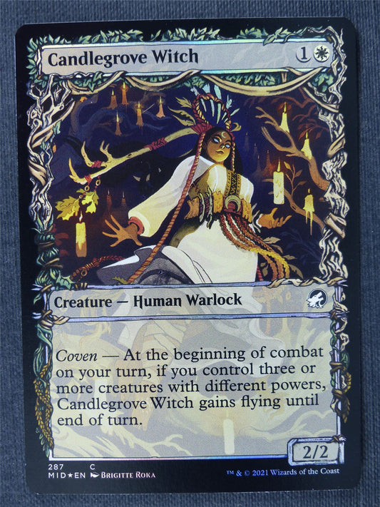 Candlegrove Witch Showcase Foil - MID - Mtg Cards #3VE