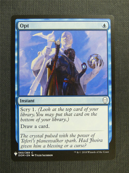 Opt - Mtg Magic Cards #2G4