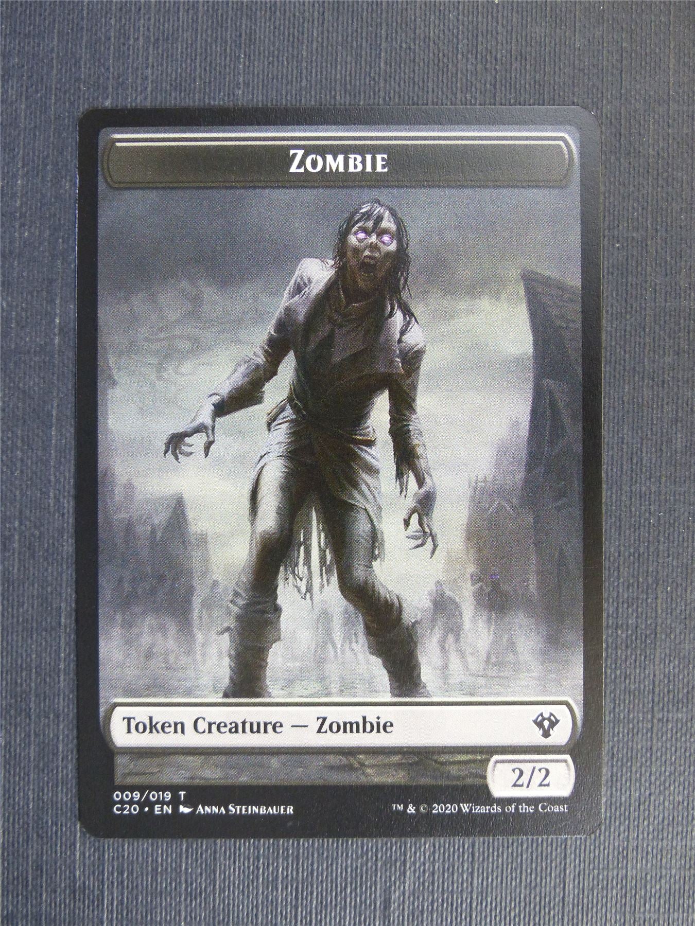 Human Soldier / Zombie Token - C20 - Mtg Card