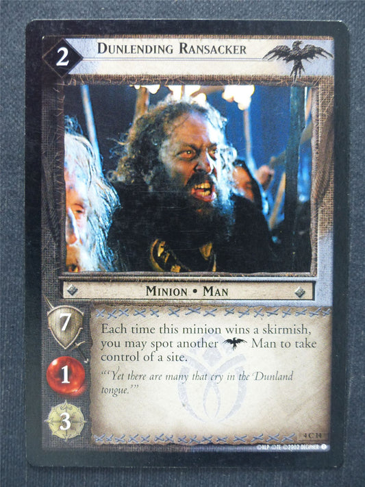 Dunlending Ransacker 4 C 14 - LotR Cards #PX