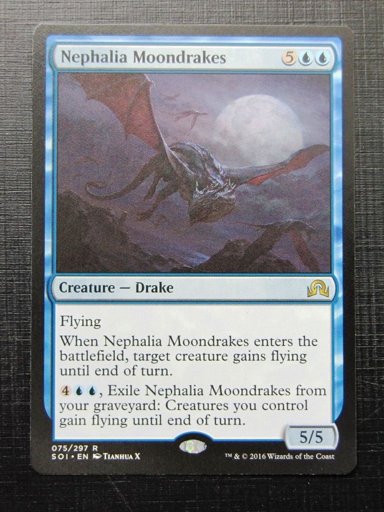 MTG Magic Cards: NEPHALIA MOONDRAKES # 23J37