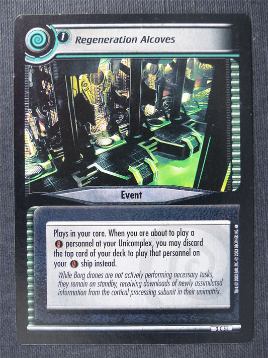 Regeneration Alcoves - Star Trek Cards #VL