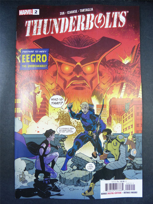 THUNDERBOLTS #2 - Nov 2022 - Marvel Comics #83K