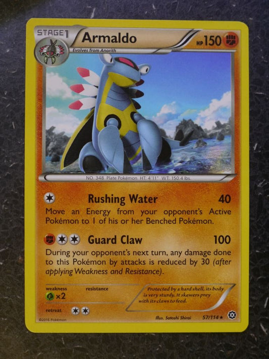 Pokemon Cards: ARMALDO 57/114 RARE # 6B47