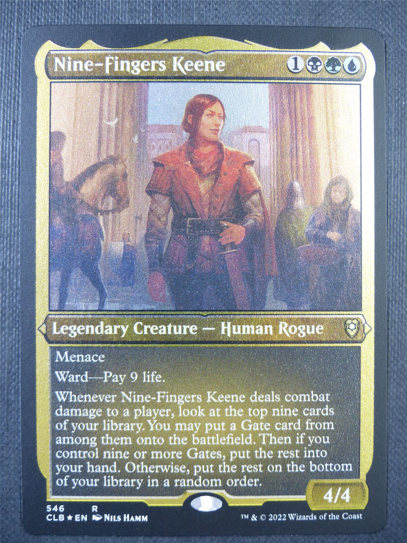 Nine-Fingers Keene Etched Foil - Mtg Card #6OY