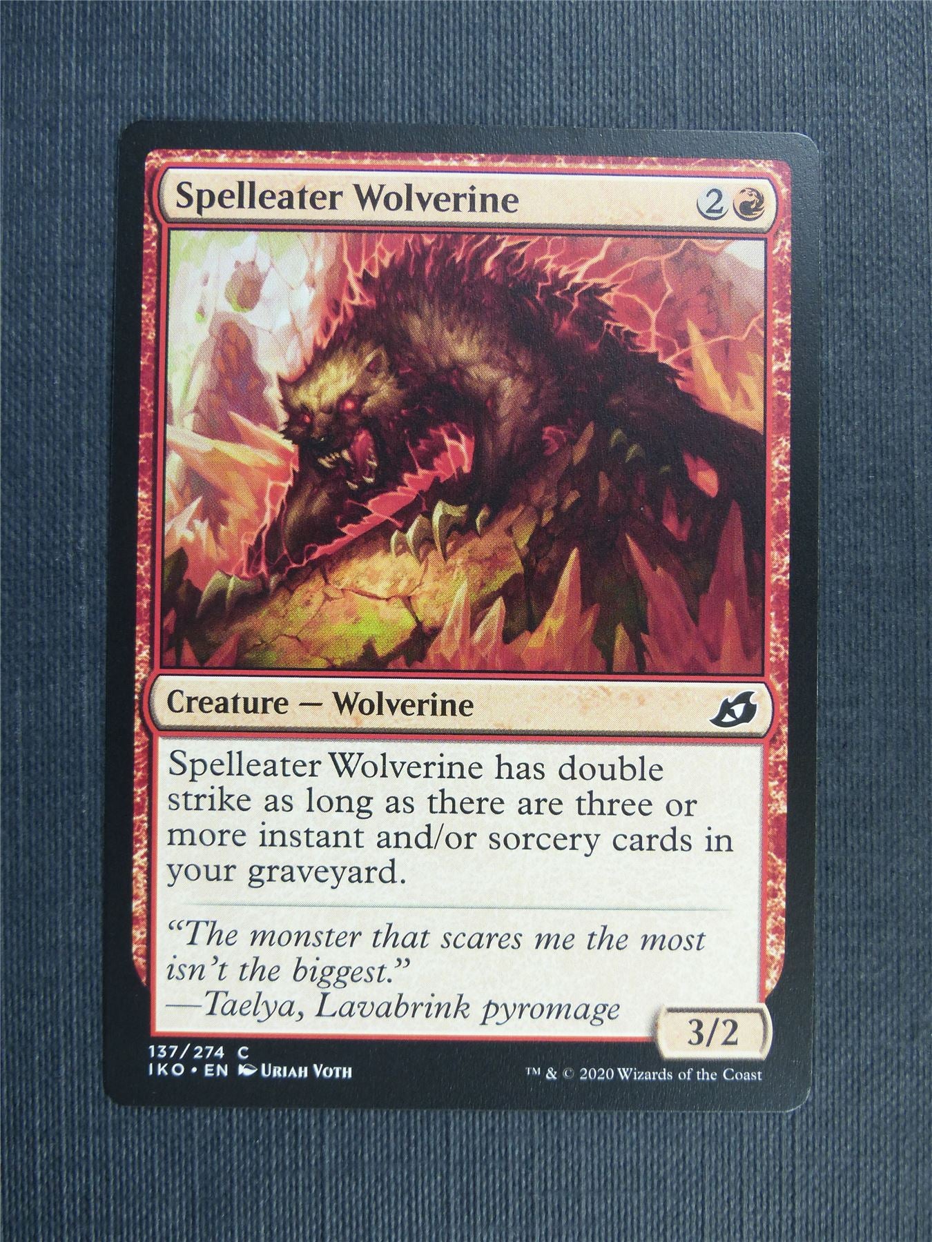 Spelleater Wolverine - IKO Mtg Card