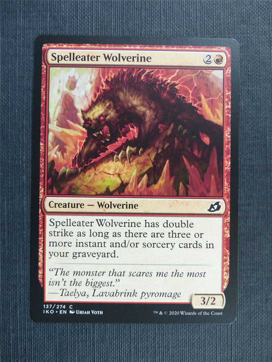 Spelleater Wolverine - IKO Mtg Card