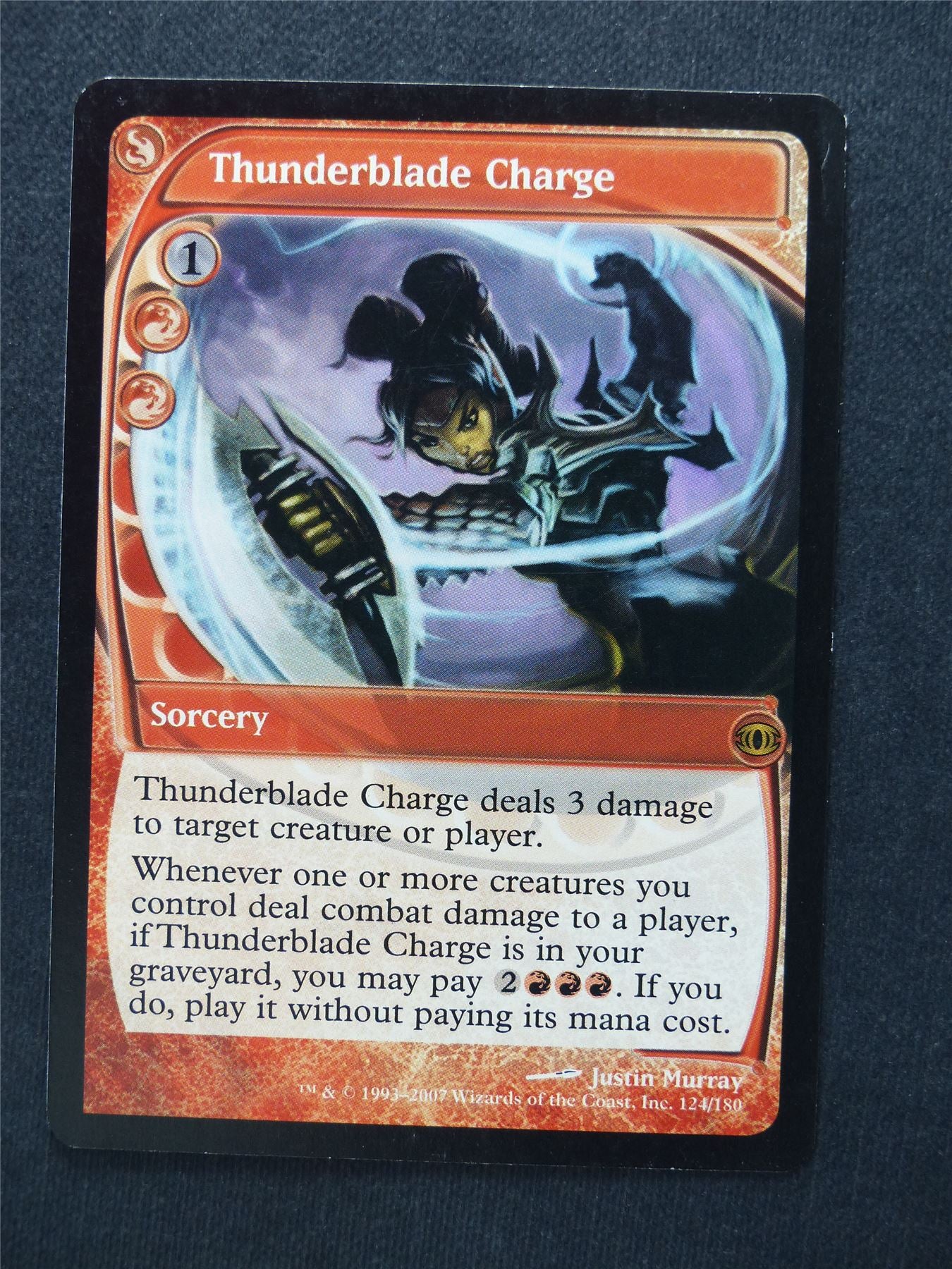 Thunderblade Charge - Mtg Magic Cards #FF
