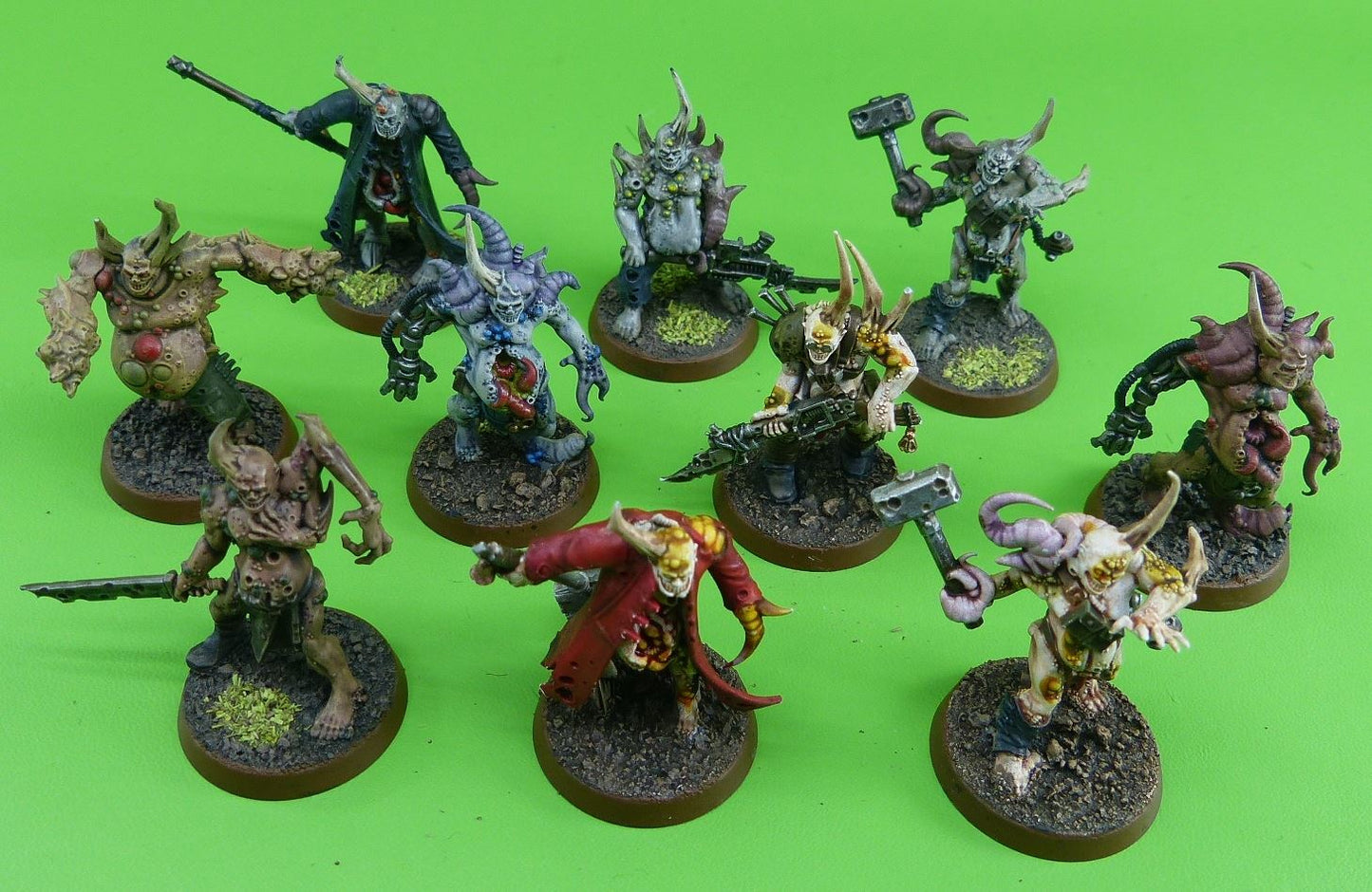 Death Guard Pox Walkers Painted - Warhammer 40K #7XF