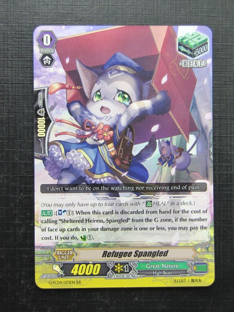 Vanguard Cards: REFUGEE SPANGLED G-FC04 RR # 2G66