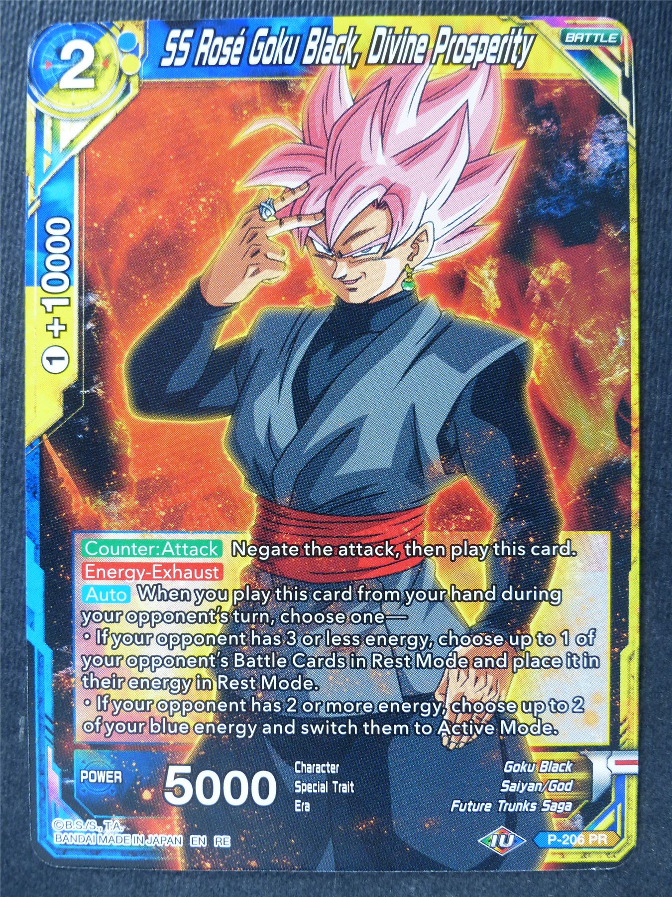 SS Rose Goku Black Divine Prosperity - Mythic Booster - Dragon Ball Super Card #44Q