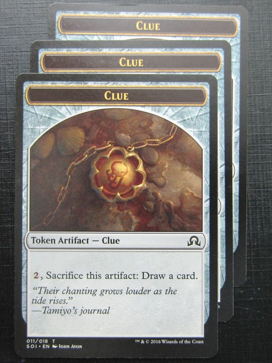 MTG Magic Token Cards: CLUE x3 # 17J85