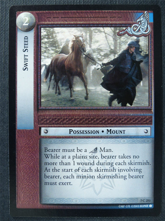 Swift Steed 7 C 253 - LotR Card #3H8