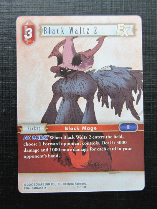 Final Fantasy Cards: BLACK WALTZ 2 3-015R # 2J54