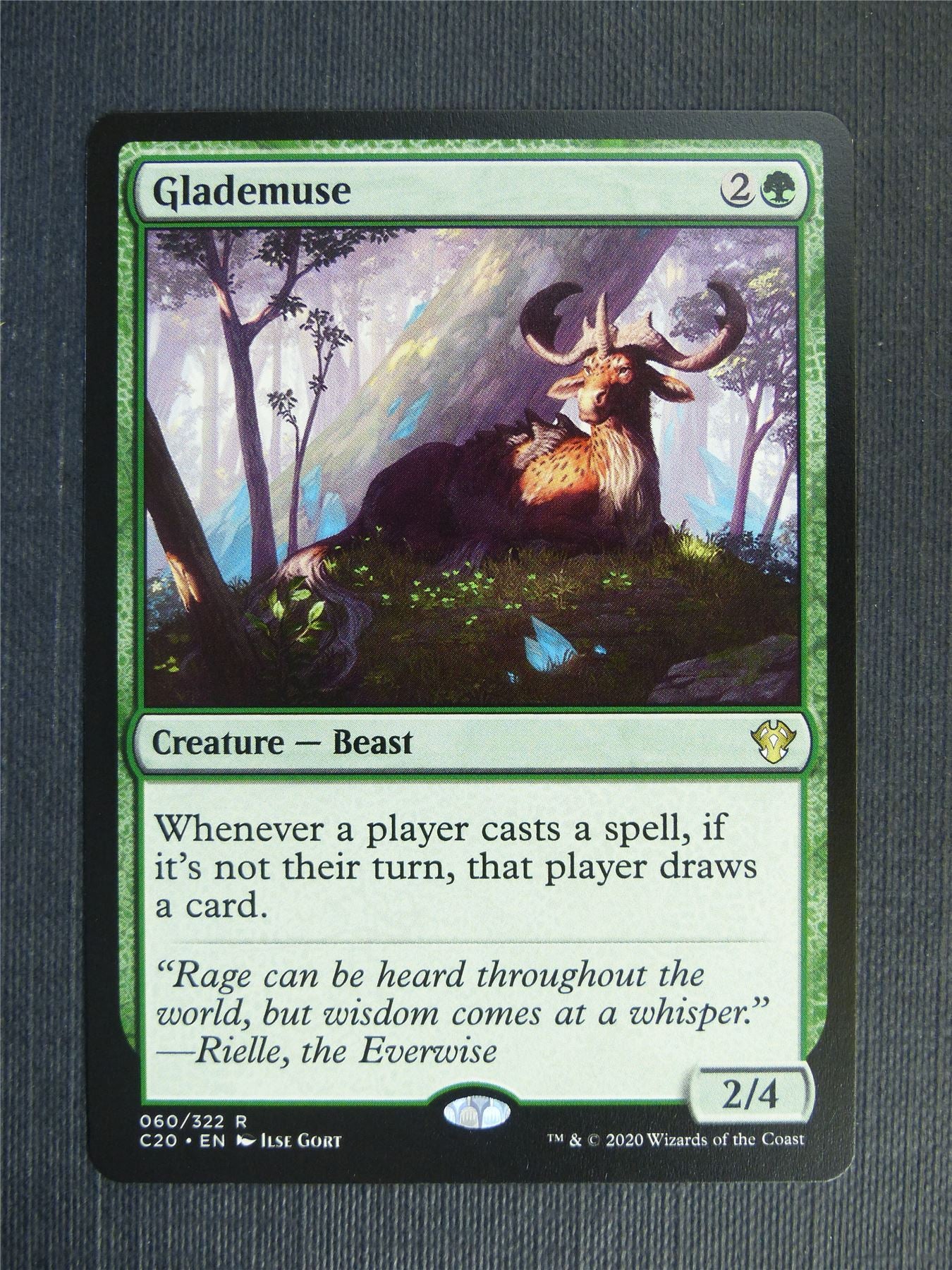 Glademuse - C20 - Mtg Card